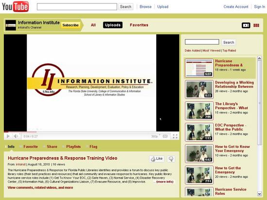 Information Institute YouTube Image