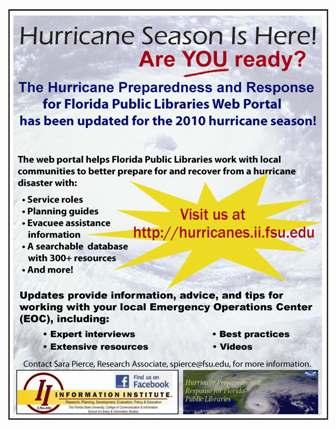 New Hurricane Flyer Now Available! | Information Institute